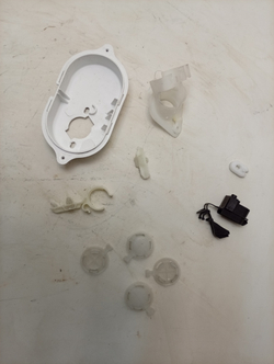 AWS71212 кт20 Пластиковый крепеж, защёлки и заглушки для стиральной машины Whirlpool б/у