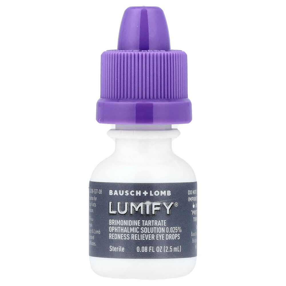 Lumify, глазные капли, для снятия покраснений, 2,5 мл (0,08 жидк. унции)