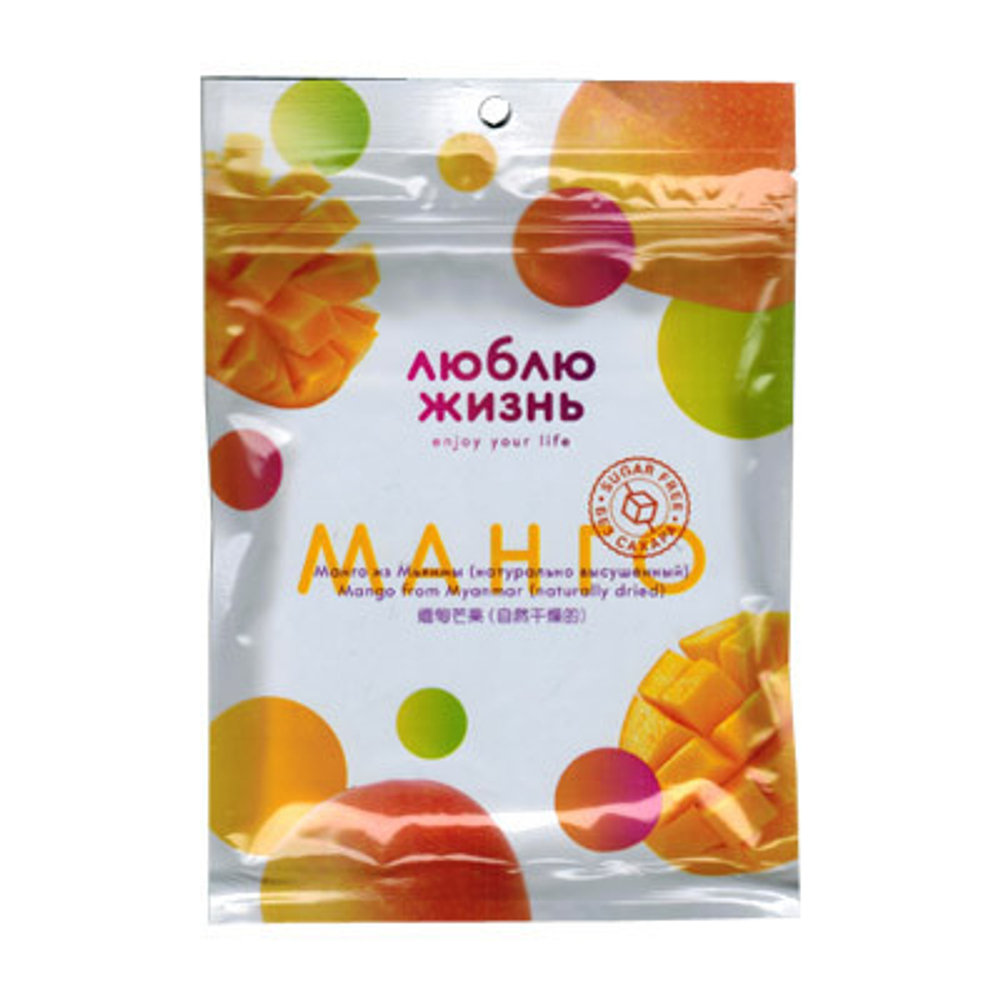 Манго сушеное Люблю Жизнь (без сахара) 80 г