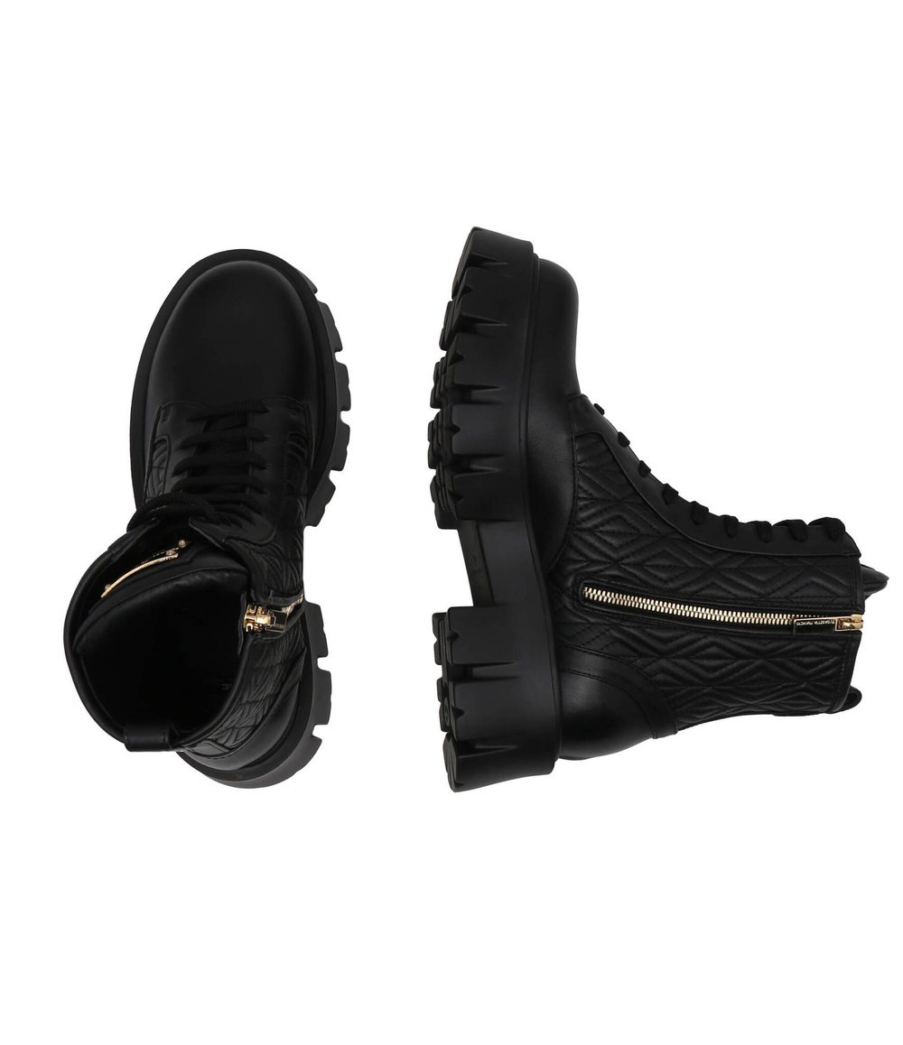 Кожаные ботильоны Elisabetta Franchi - черный(SA24B36E2)