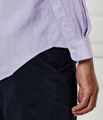 Льняная рубашка POLO RALPH LAUREN - лавандовый(710966294)