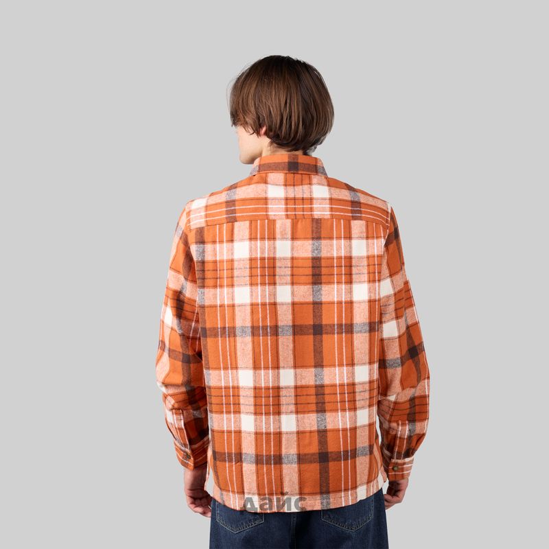 Рубашка мужская Dickies Nimmons Plaid Long Sleeve Shirt артикул:WLR19NCR - купить в магазине Дайс