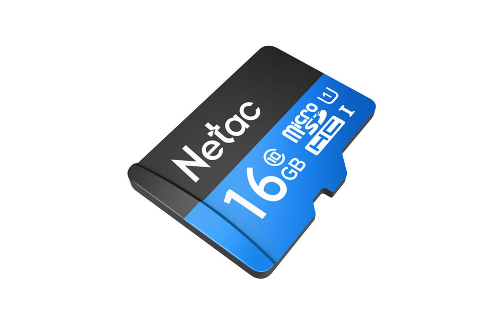 Карта памяти Netac MicroSD P500 Standard Class 10 UHS-I (90 Mb/s) + SD адаптер, 16GB