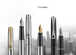 Роллер Diplomat Traveller stainless steel gold (D20000651) 6