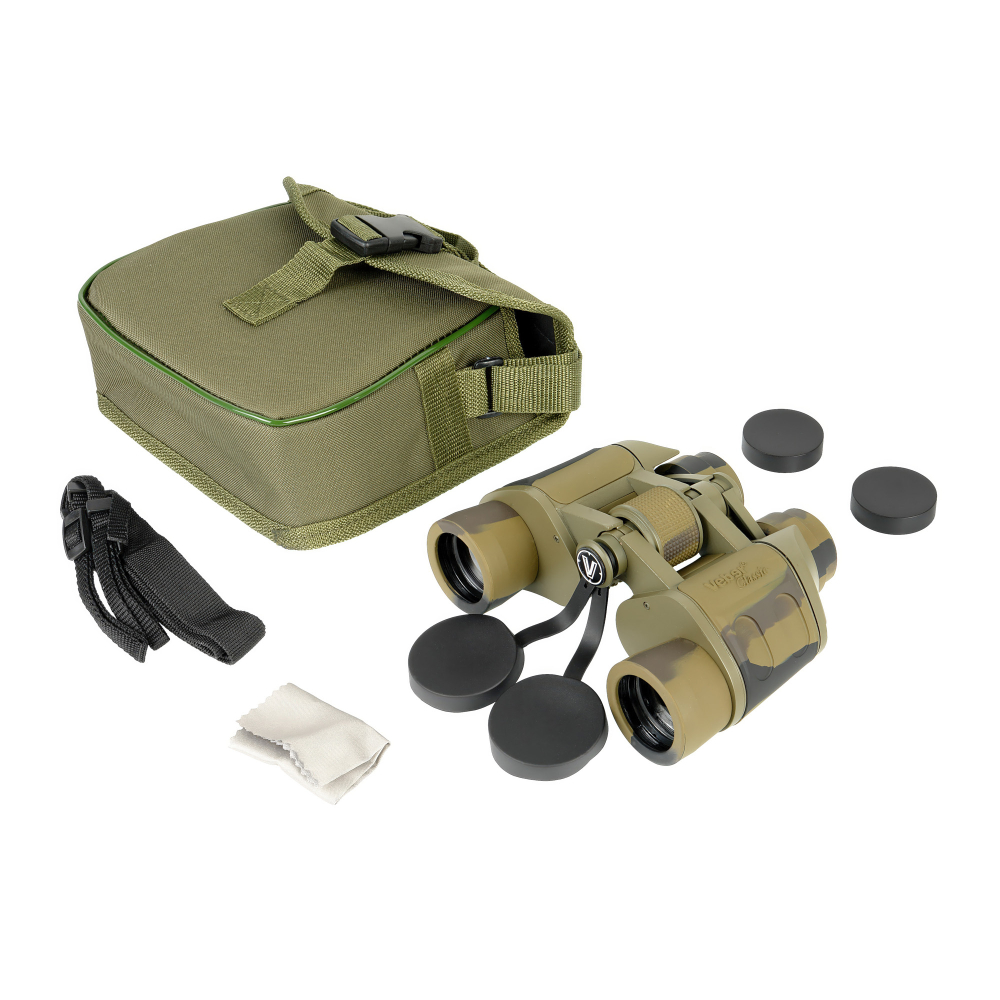 Бинокль Veber Classic БПШЦ 7x35 VRWA камуфляж - комплект поставки