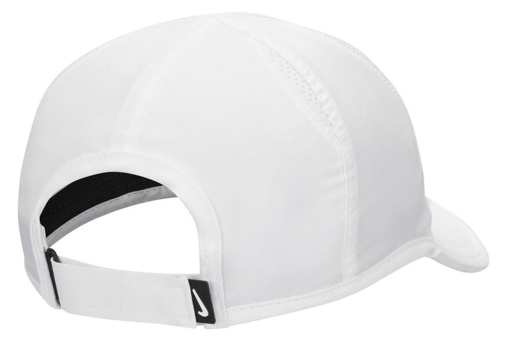 Кепка теннисная Nike Dri-Fit Club Unstructured Featherlight Cap - white/black