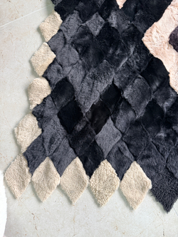 Покрывало меховое ковер из шкуры овчины