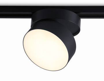 Трековый однофазный светодиодный светильник 16W 3000K GL6877 BK черный Track System Ambrella
