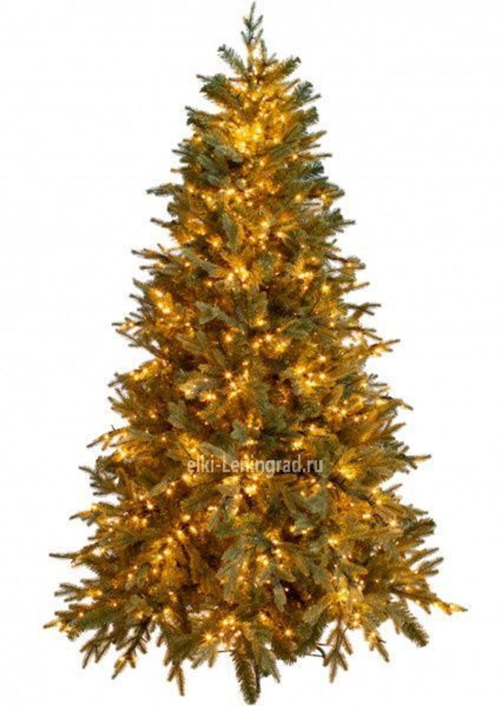 Елка с гирляндой «Валерио» (Литая+пвх) 240 см / 2,4 м