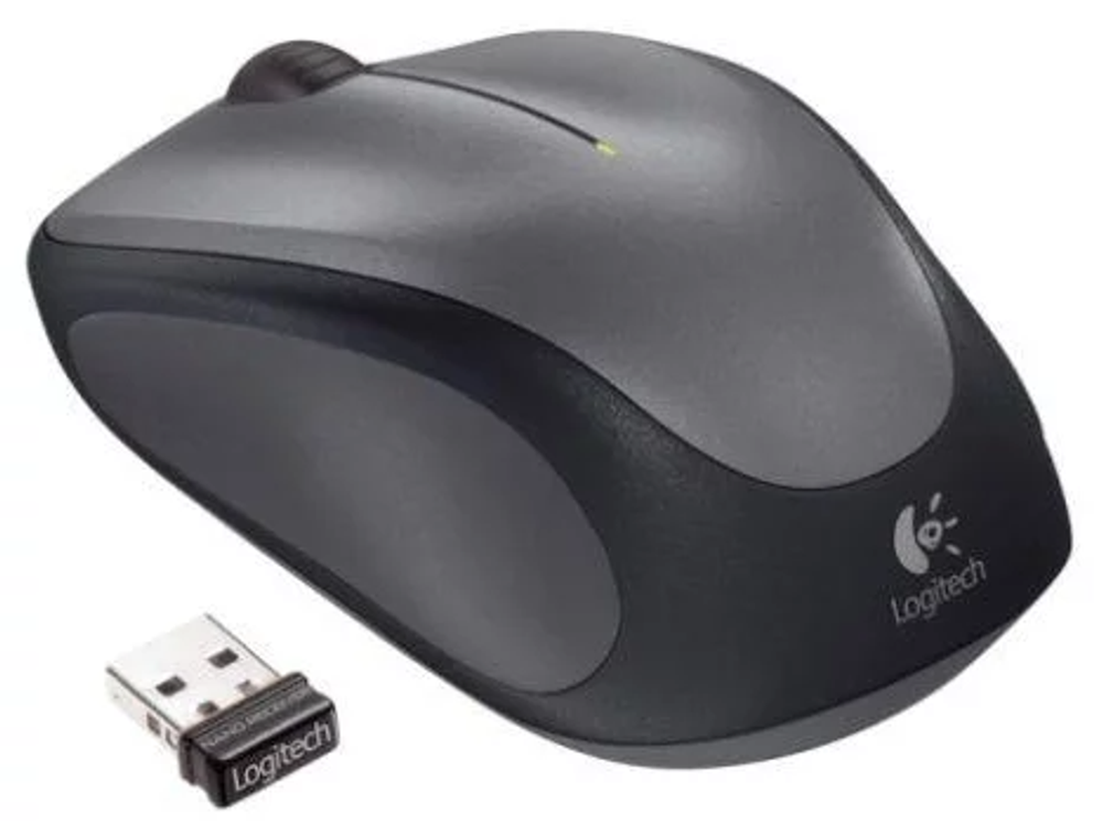 Беспроводная компактная мышь Logitech M235, серый