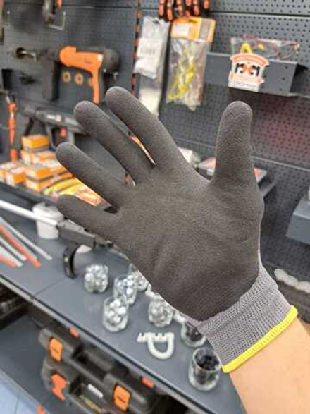 Защитные перчатки антискользящие с уровнем сопротивления порезам 1 NPPE-ASCRG1, размер M/L/XL/XXL