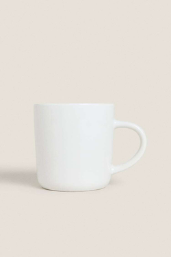 ZARA HOME КЕРАМИЧЕСКАЯ КРУЖКА, БЕЛЫЙ