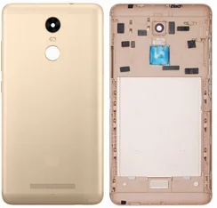 Задняя крышка для Xiaomi Redmi 5 (без стекла камеры) золотая