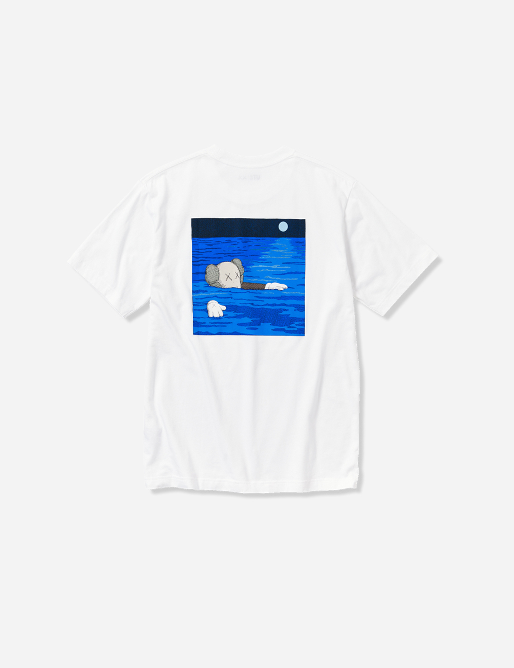 UNIQLO x KAWS Graphic White Blue T Shirt 467525 00