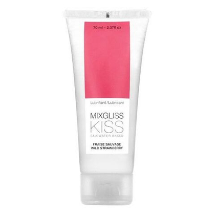 Ароматизированный лубрикант на водной основе MIXGLISS Kiss Земляника, 70мл