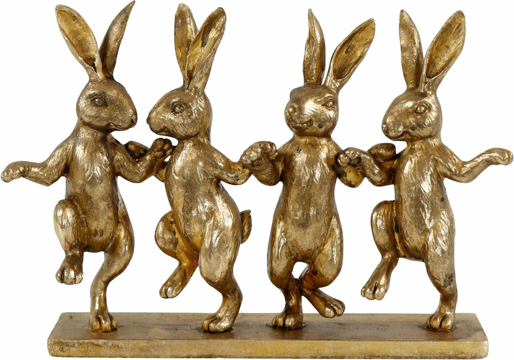 Статуэтка 4 зайца Hoff Interieur Nostalgia