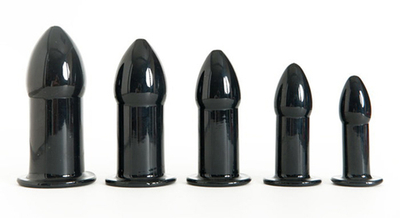 Набор из 5 чёрных втулок разных размеров