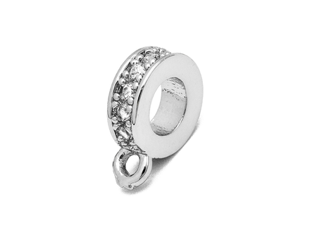 Бейл со стразами 8мм