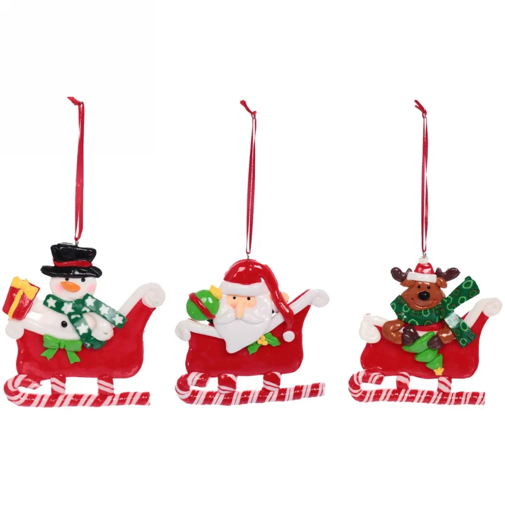 Подвеска Сandy «Новогодний экспресс» 10*10 см, в ассортименте