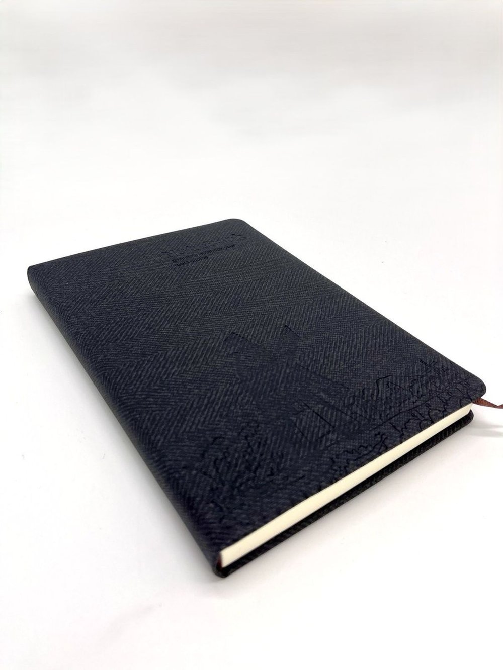 Блокнот 128 л А5 линейка мельница серый (7675-5)