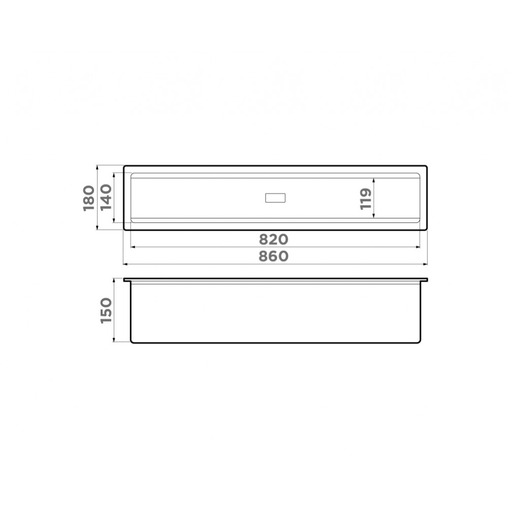 Встраиваемая сушка для посуды DRY-03 PRO-WG Artceramic/wind green