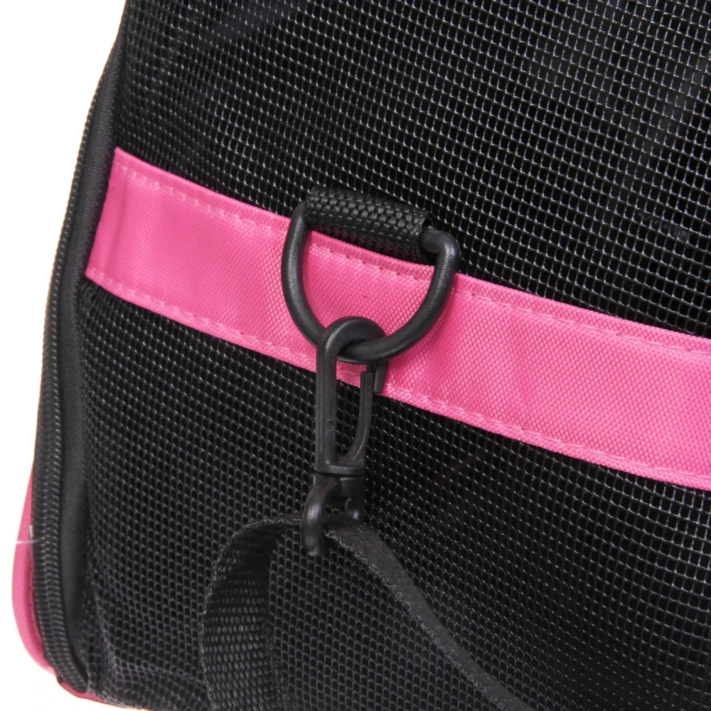 Сумка - переноска для животных «ЛЮБИМЫЙ БРО», цвет розовый, размер S, 42*19,5*23см/до 5кг (Пакет и Лейбл)