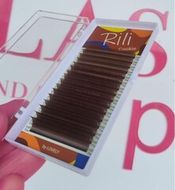 Ресницы 0,07/mix D (6-13мм) RILI Cookie молочный шоколад 16 лин