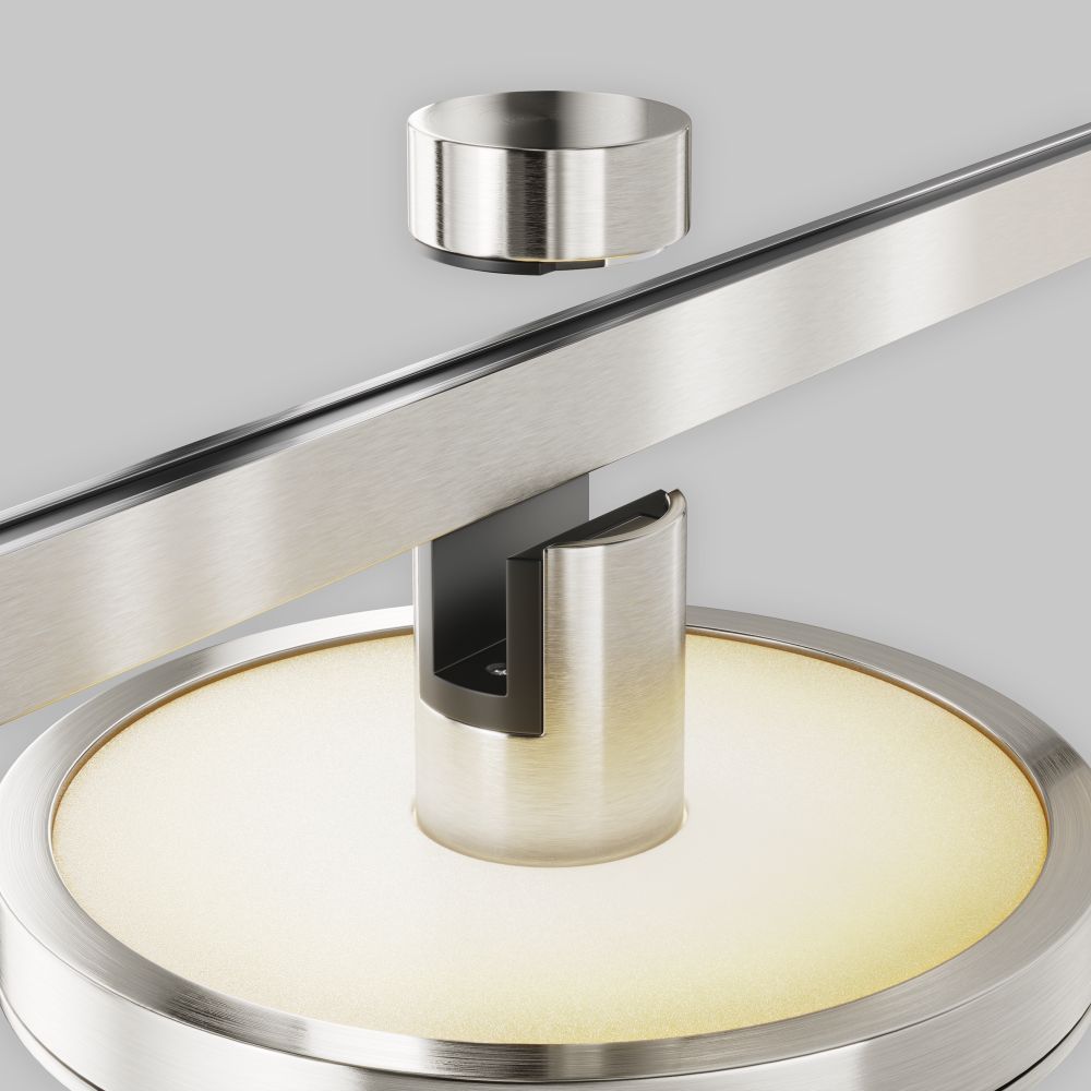 Трековый магнитный светодиодный светильник Maytoni Flarity   TR152-1-7W3K-PT