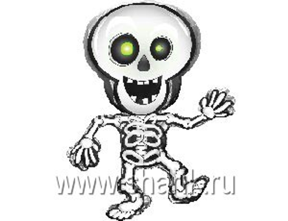 А ФИГУРА/P35 Скелет танцующий