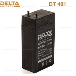 Аккумуляторная батарея Delta DT 401 (4V / 1Ah)