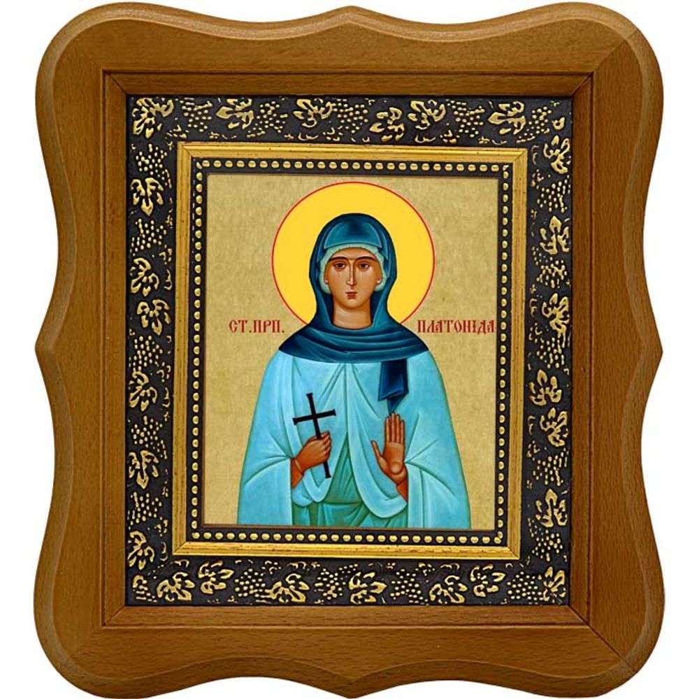 Платонида Сирская Преподобная. Икона на холсте.