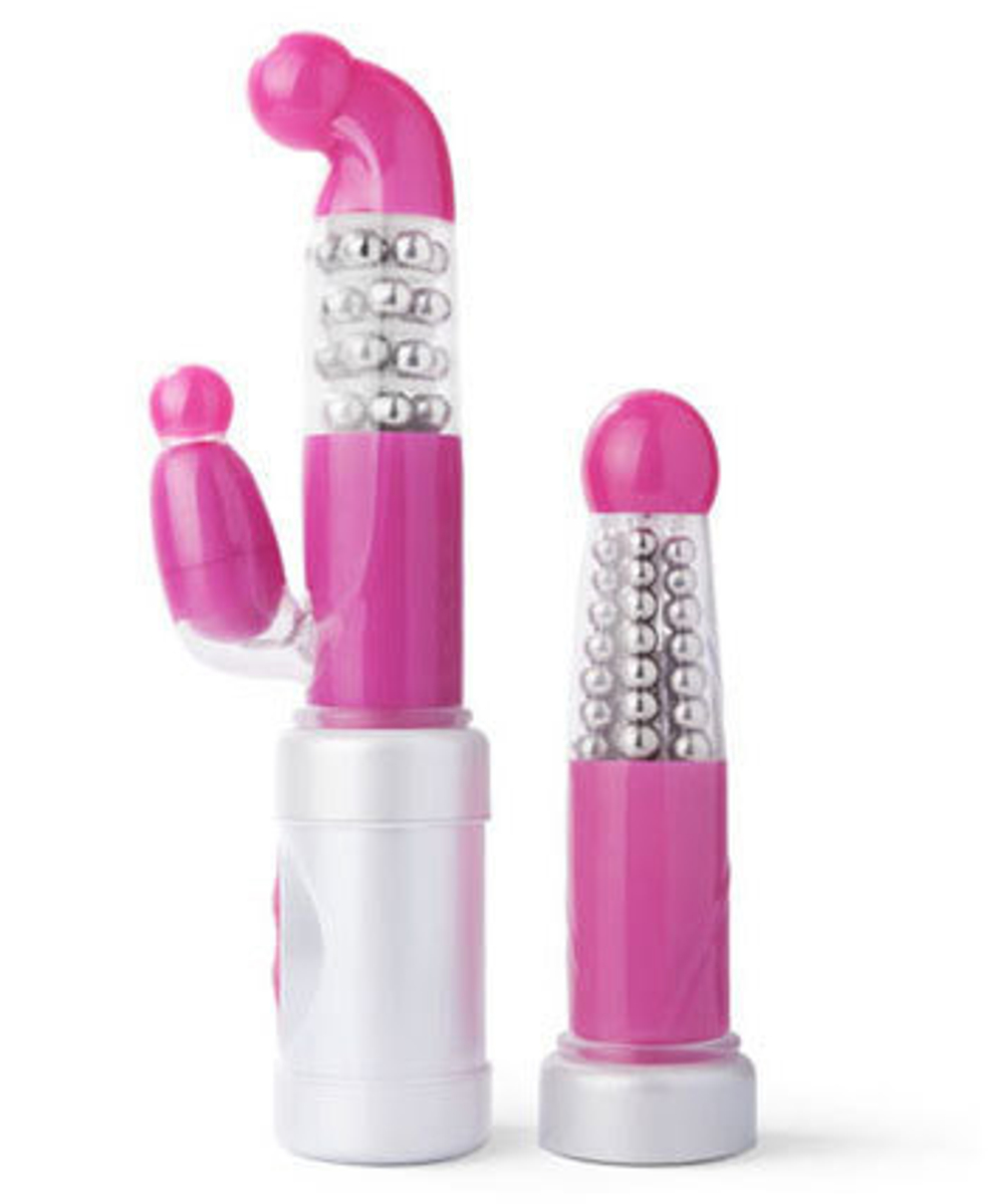 Набор из 2 розовых ротаторов с вибрацией Spring Fling