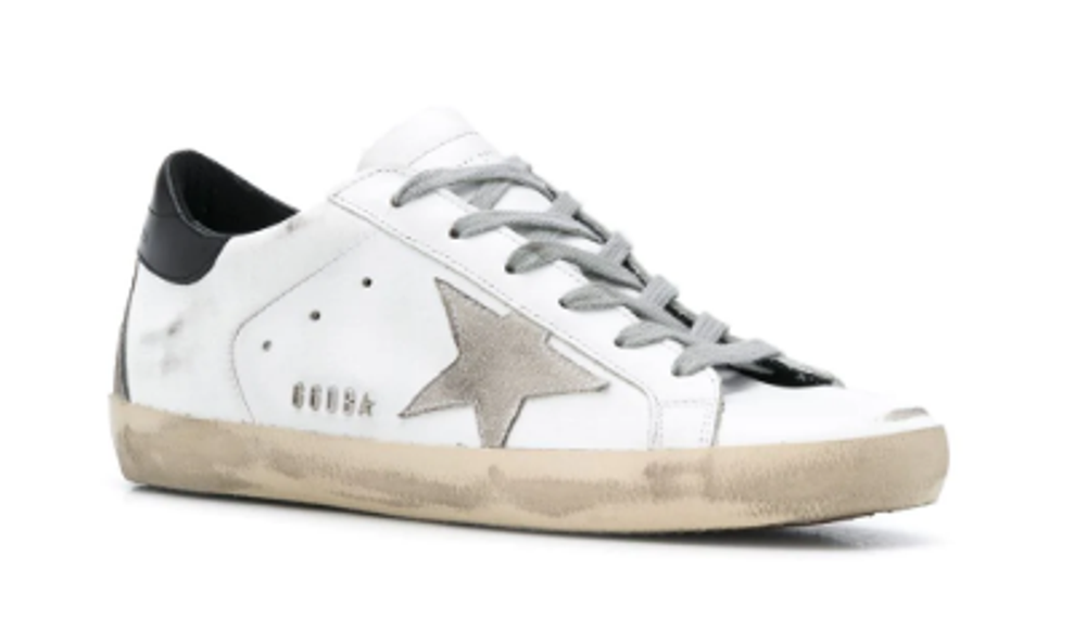Кеды Мужские GOLDEN GOOSE 'SUPERSTAR' BLACK BACKDROP