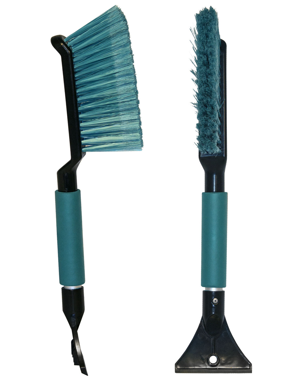Скребок+щетка для снега 42см Black&Blue мягкая ручка ВВ1004 (39907)