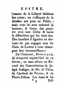 Scaligerana, Thuana, Perroniana, Pithoeana, et Colomesiana. Ou Remarques historiques, critiques, morales, & litteraires. Tome 1 | Jacques-Auguste de Thou