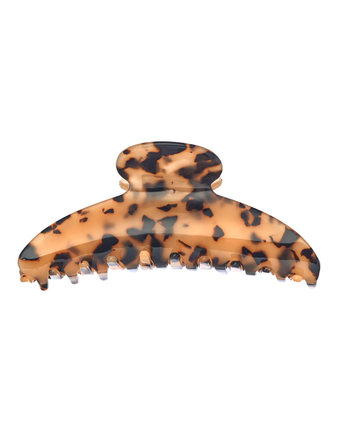 Заколка-краб, леопард, средний размер