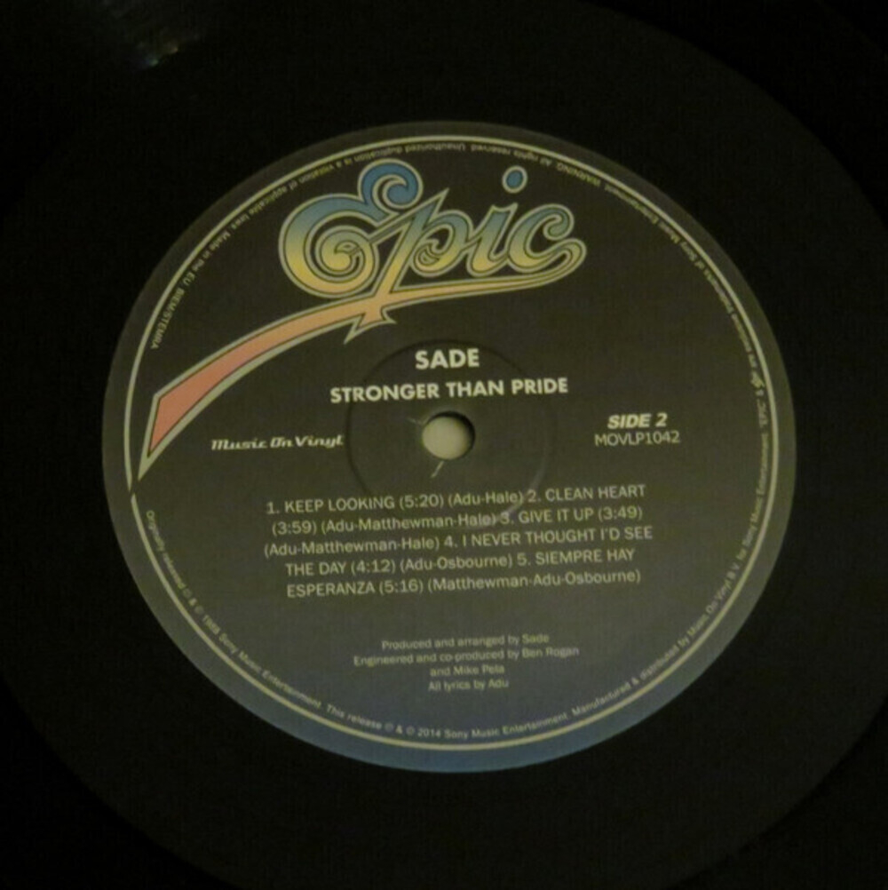 Sade / Stronger Than Pride (LP)