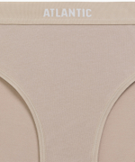 Трусы женские спорт Atlantic, набор из 3 шт., хлопок бежевые + розовые + зеленые, 3CLP-012E