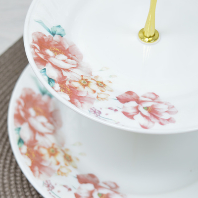 Фруктовница 2-х ярусная "Лилия" 02-2289