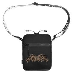 Сумка через плечо ATF Messenger Metal Logo, черный