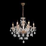 8376/6 CLASSI LN26 088 золото/прозрачный, металл/хрусталь Люстра подвесная E14 6*40W 220V ALISSA