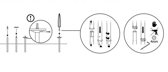 Столик многофункциональный для зонтов Multipurpose Small Table