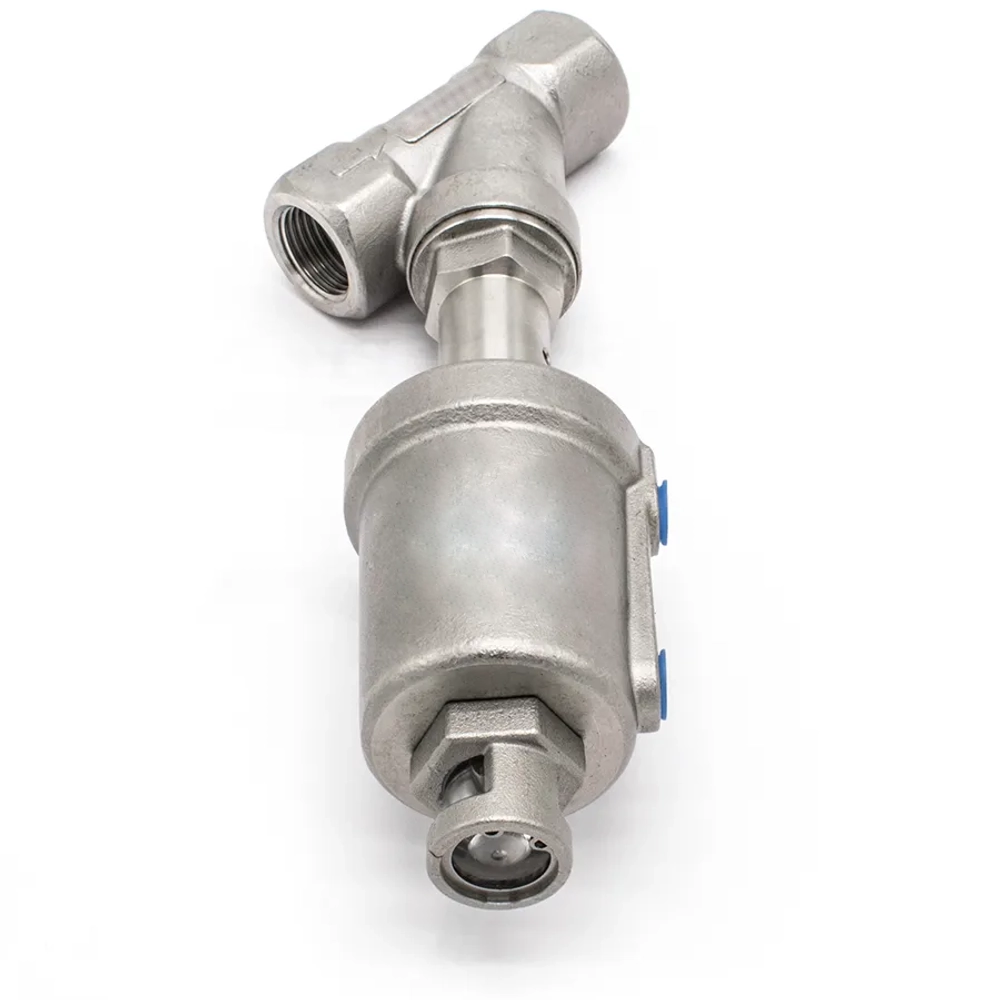 Клапан седельный отсечной DN15 - G1/2 нерж. AISI 304 - 2/2 НЗ