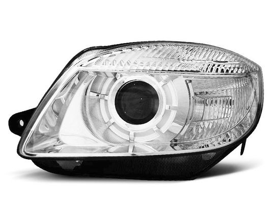 Передние фары CHROME для Skoda Roomster