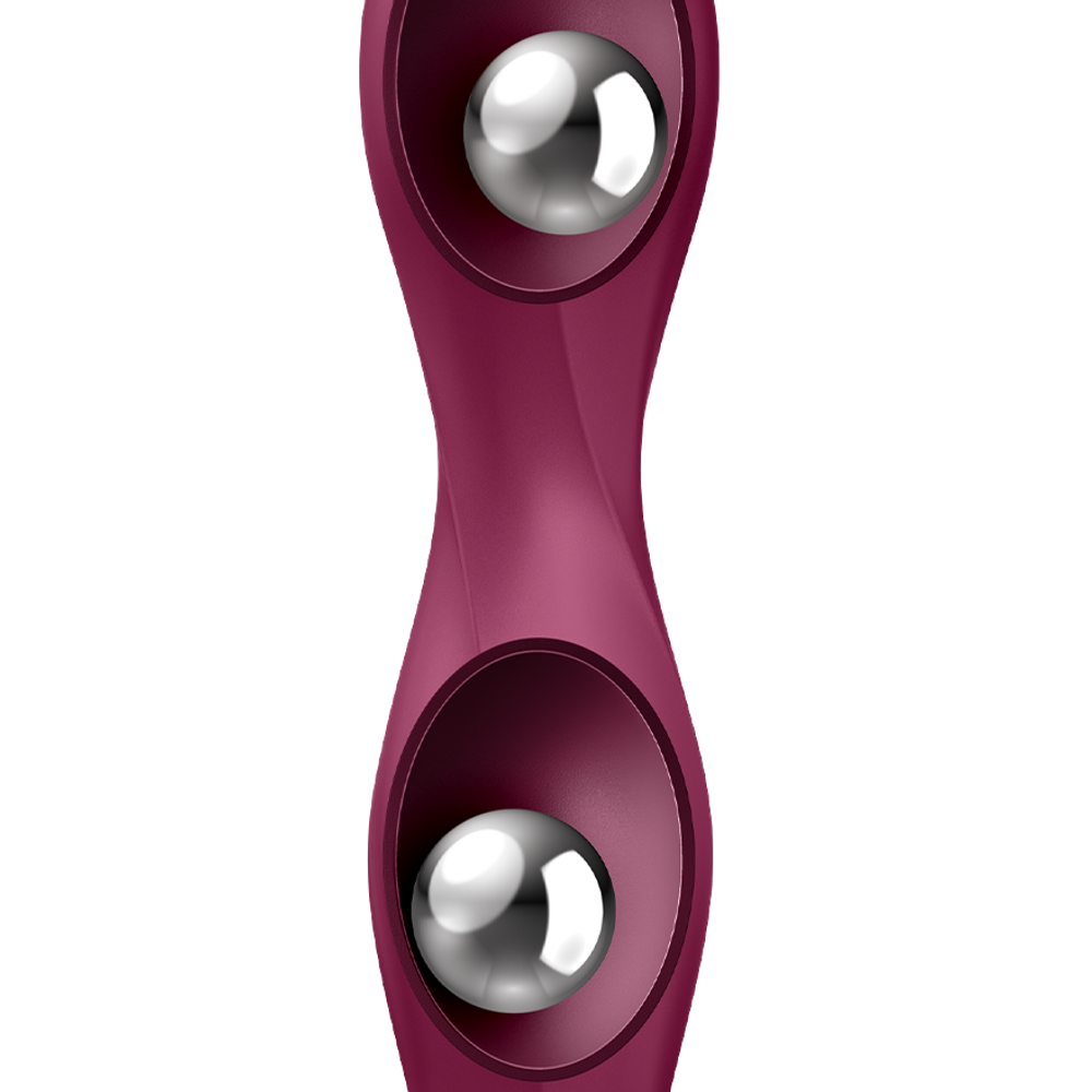Фаллоимитатор Satisfyer Double Ball-R, красный