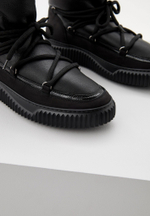 Сапоги жен. Voile Blanche CORTINA шнурки черный