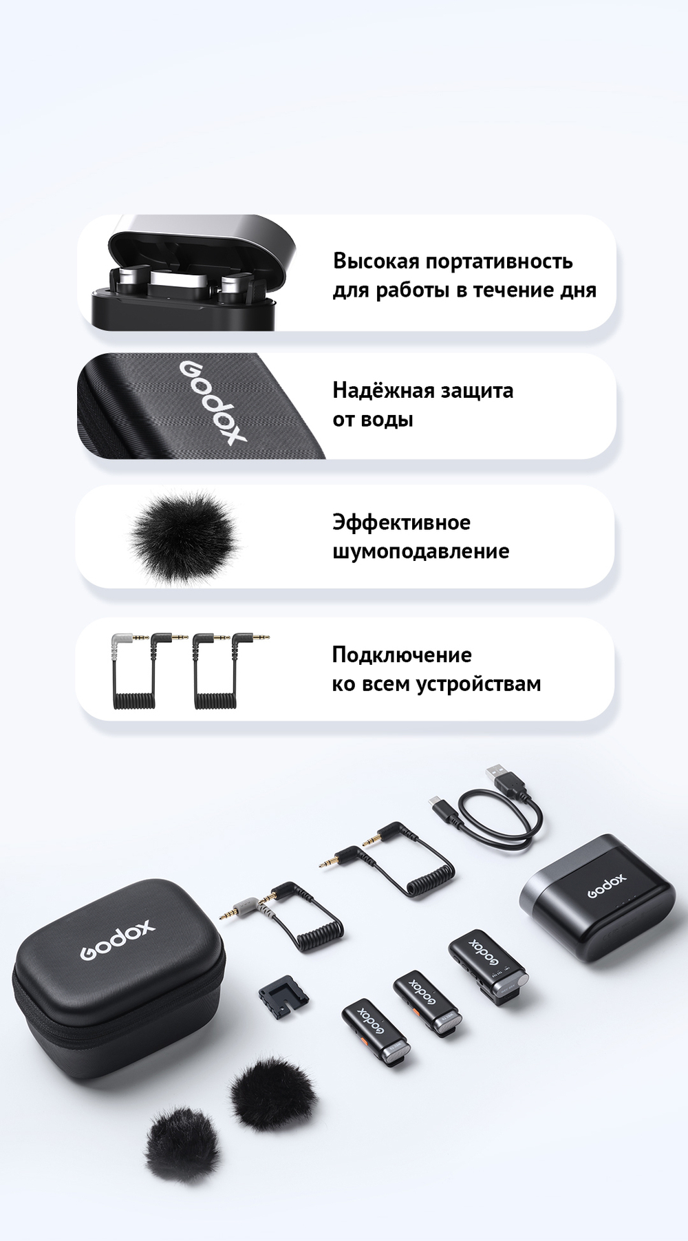 Радиосистема Godox WEC-S Kit2 накамерная