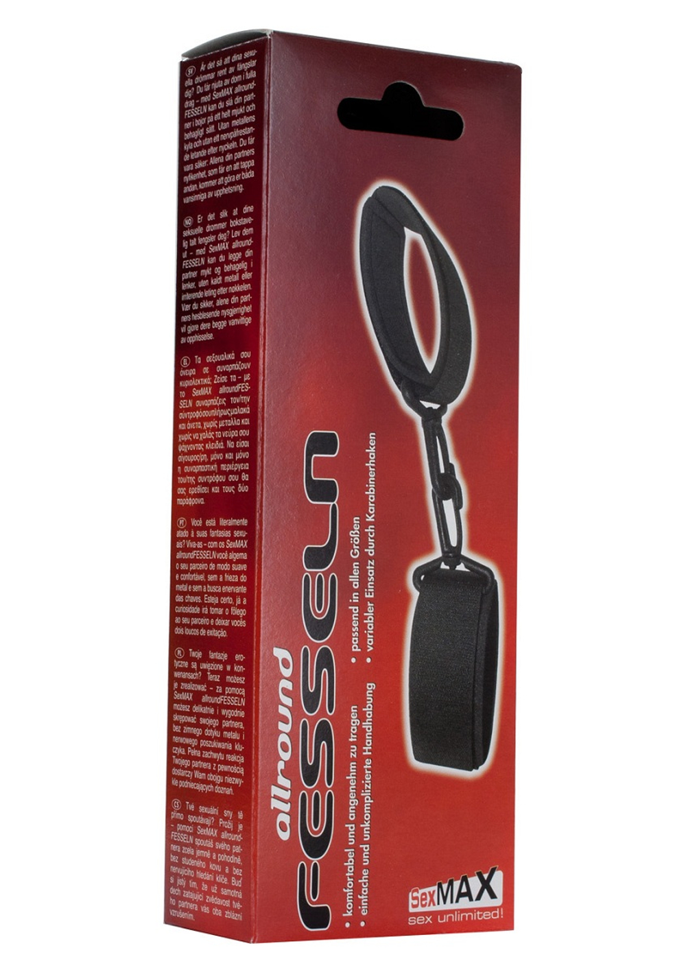 Черные наручники Sexmax Handcuffs