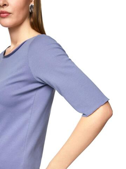 Marc Cain Футболка с шелковой отделкой горловины