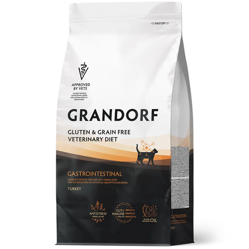 Grandorf cat корм ветеринарный для взрослых кошек при расстройствах пищеварения gastrointestinal